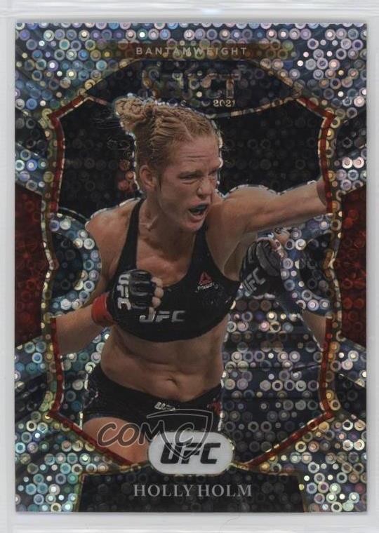 2021 Panini Select UFC Concourse Disco Prizm Holly Holm #54 1dl2