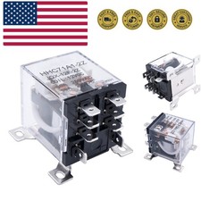 DC 12V Coil Voltage 30A DPDT 2NO 2NC General Purpose High Power Relay 8 Pin