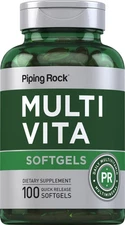 Multivitamin for Women and Men | 100 Softgels | by Piping Rock