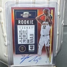 Panini 2020-21 Contenders Optic Zeke Nnaji Rookie Prizm Auto Denver #128 51/149