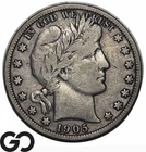 1905-S Barber Half Dollar *Scarce Key Date* San Francisco Issue