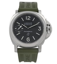 Panerai Luminor Marina PAM00005 Logo Black Dial 44MM Men Manual Winding Full Set