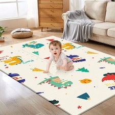 Xvishx Baby Play Mat 74 X 50 Inch Play Mat Perfect For Use Baby Playpen