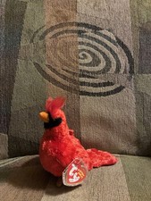 Ty Beanie Baby Baby Crooner The Cardinal Bird MWMT