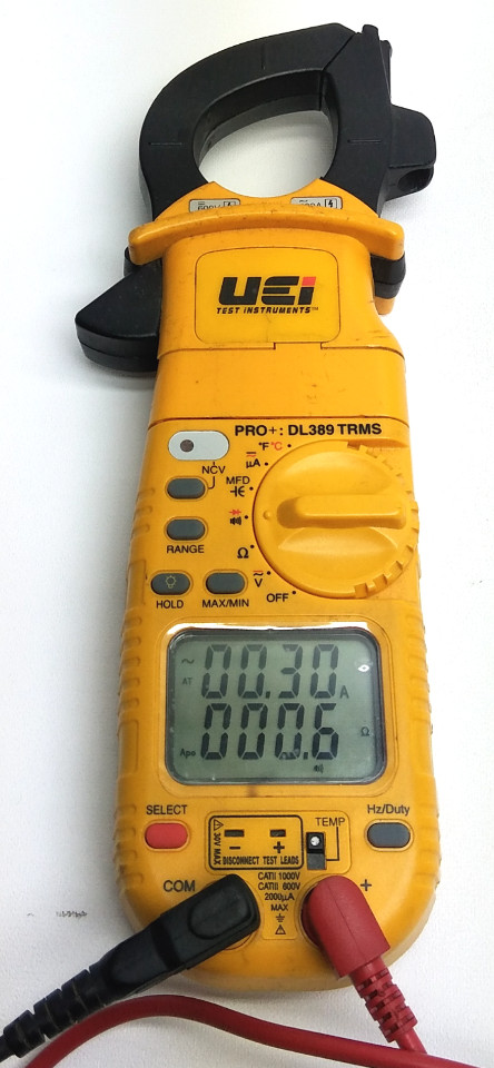 UEI Pro+ DL389 - TRMS Digital Clamp MultiMeter W/ BAG