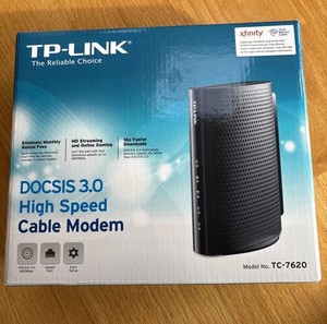 TP-Link TC-7620 Sans fil N DOCSIS 3.0 Routeur de modem de câble haute vitesse Nouvelle boîte ouverte