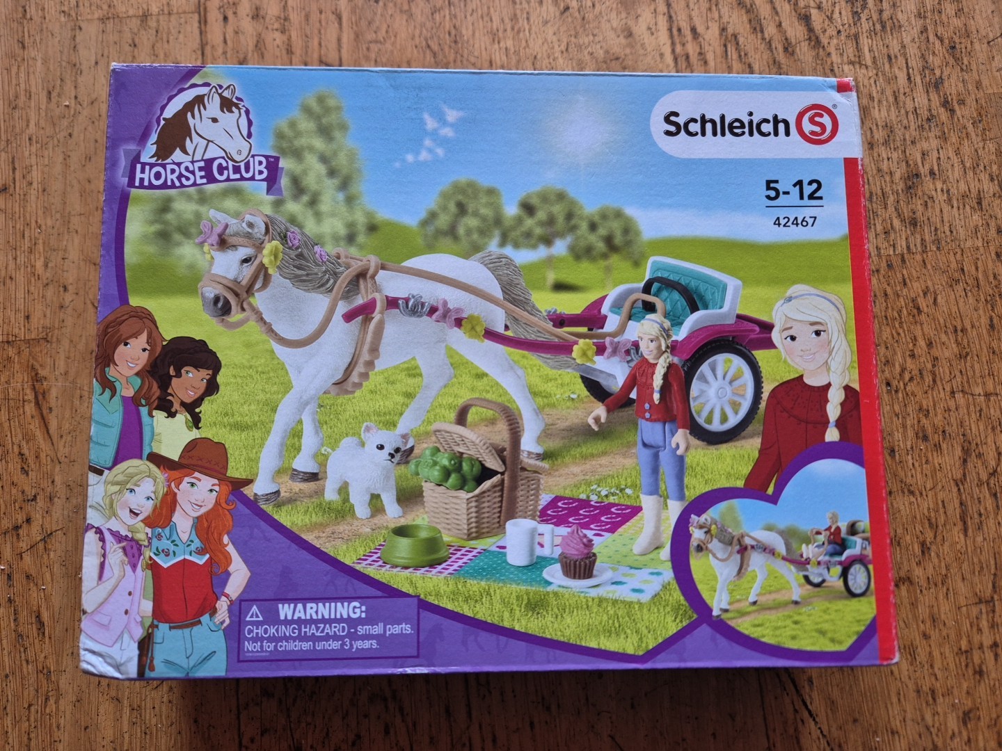 Schleich 42467 Small carriage for the Big Horse Show Horse Club toys USED