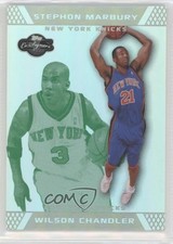 2007 Topps Co-Signers Silver Green Foil 6/19 Wilson Chandler Stephon Marbury 3c7