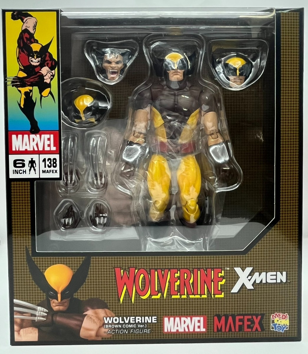 Medicom Toy MAFEX X-MEN No.138 Brown Comic Ver figure Wolverine