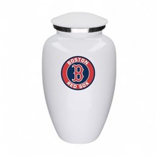 Boston Red Sox Baseball Cremation Urn for Human Ashes Adult 190 Cu In Memorial