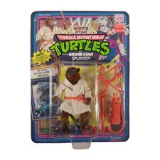 TMNT Ninja Turtles Movie Star Splinter 1992 Playmates Unpunched NEW