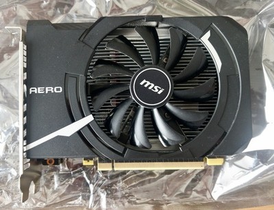 MSI GeForce GTX 1050 Ti AERO ITX 4 GB GDDR5 OC Gaming Video Graphics Card GPU
