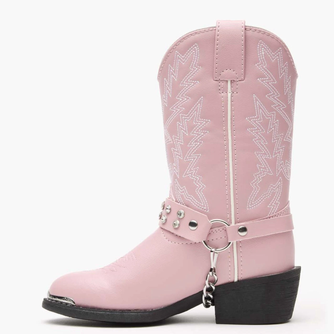 Lil' Durango Pink Rhinestone Western Boot for Little Kids | BT568 Unisex Shoes
Opens in a new window