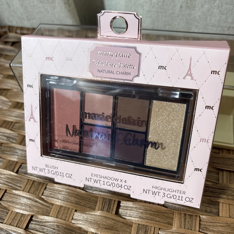 Marie Claire Paris Total Face Palette Natural Charm NEW SEALED - Image 4 of 4