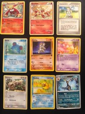SET LOTTO 9 CARTE POKÉMON OLD VINTAGE PIKACHU EEVEE ESPEON SET BASE PSA BGS RARE