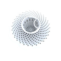Microban Hair Catcher Danco White Flexible Pvc Antimicrobial Protection 10306 Microban Hair Catcher Danco White Flexible Pvc Antimicrobial Protection 10306
