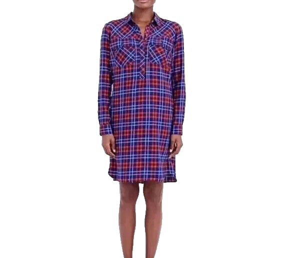 j crew plaid shirt dress The Cutest Gingham Everyday Shirt Dress