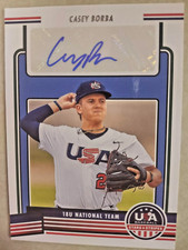 2023 Panini Stars & Stripes CASEY BORBA USA Baseball 18U Certified AUTOGRAPH!