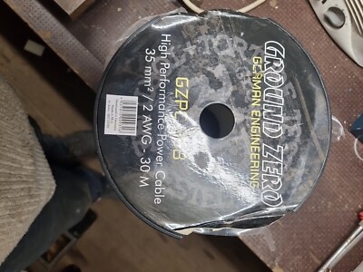 Ground Zero 35mm Stromkabel 30m Bass Subs Auto Audio