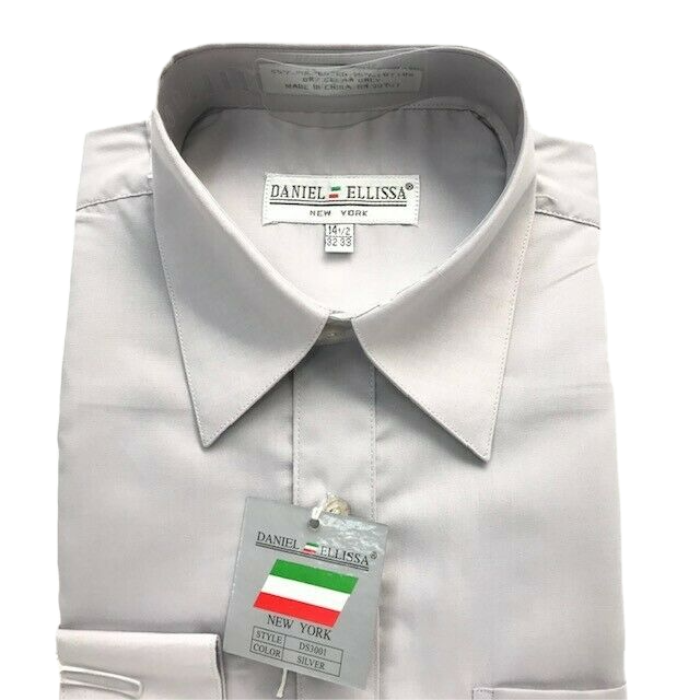 DANIEL ELLISSA SHORT SLEEVE SHIRT DS3001S SILVER main image 0