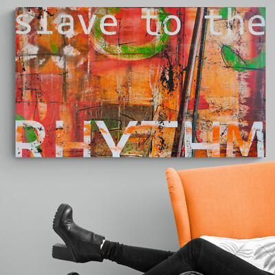 SLAVE TO THE RHYTHM Originalgemälde 100x60 direkt vom Künstler