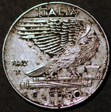 Italia 50 Centesimi 1942 KM# 76