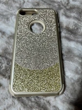 Apple iPhone 7 /8 Plus gold hard cell phone case -