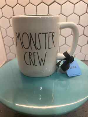 NEW Rae Dunn THE SCREAM TEAM Double Sided Mug Monsters Inc Pixar SULLY WAZOWSKI