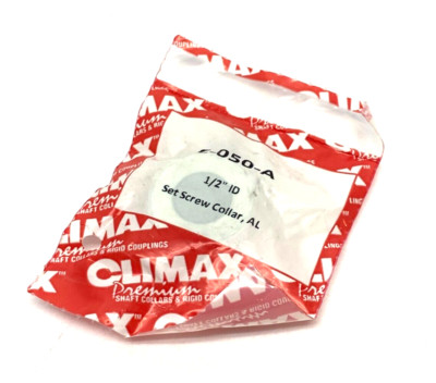 Climax C-050-A Aluminum Set Screw Shaft Collar 1/2'' ID