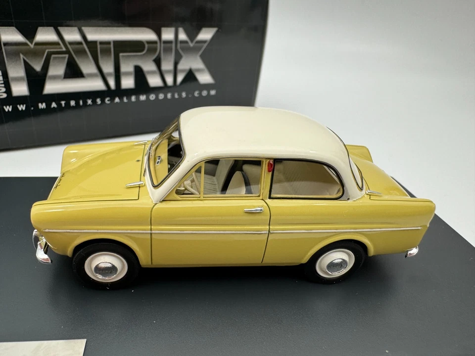 Matrix 1/43 DAF 600 1958 Yellow #349 - Image 2 of 4