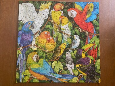 Vintage 1981 Springbok Square Puzzle  Aloha  Jungle Birds Complete Excellent!