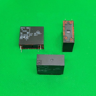 2Pcs DEC DH1U 24VDC 16A Power Relay 4Pins 16A 250VAC
