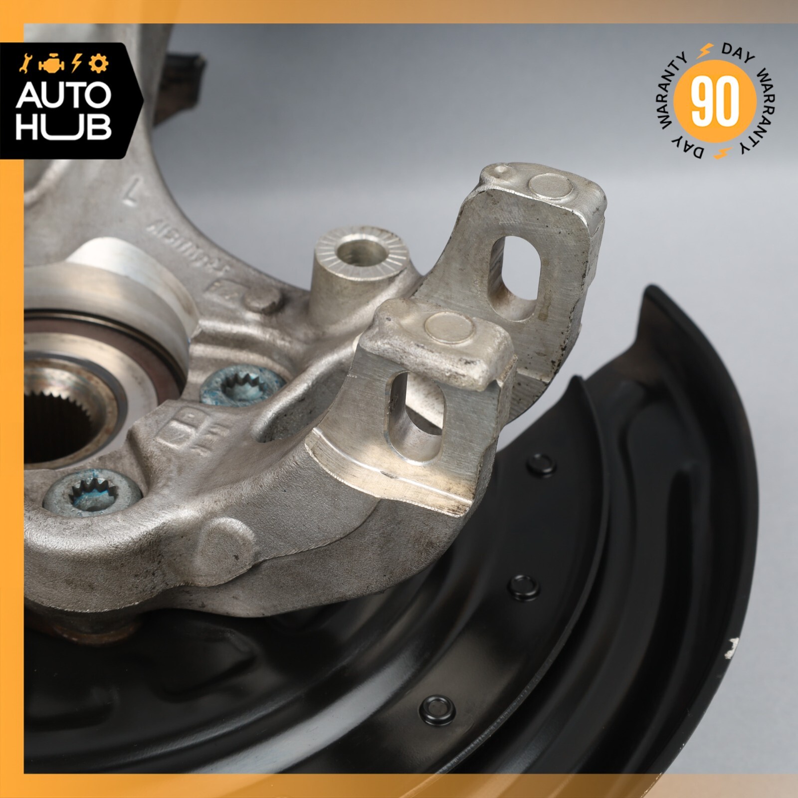 03-13 Bentley Continental GT Rear Left Driver Side Spindle Knuckle Hub OEM