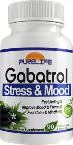 PureLife Gabatrol, Fast Acting Stress and Mood Formula, 90 Capsules
