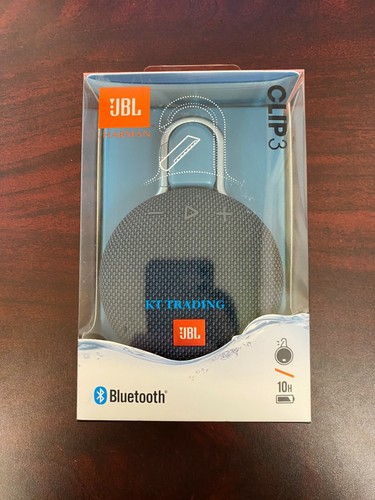 JBL CLIP 3 Integrated Carabiner Waterproof Wireless Bluetooth Speaker  BLUE