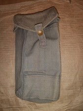 RAF MK3 CANVAS WEBBING POUCH DATED 1942 MAKER MARKED J&AH 1937 PATTERN