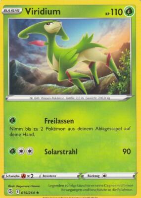 Viridium 015/264 Fusions Angriff Pokemon Karte Deutsch