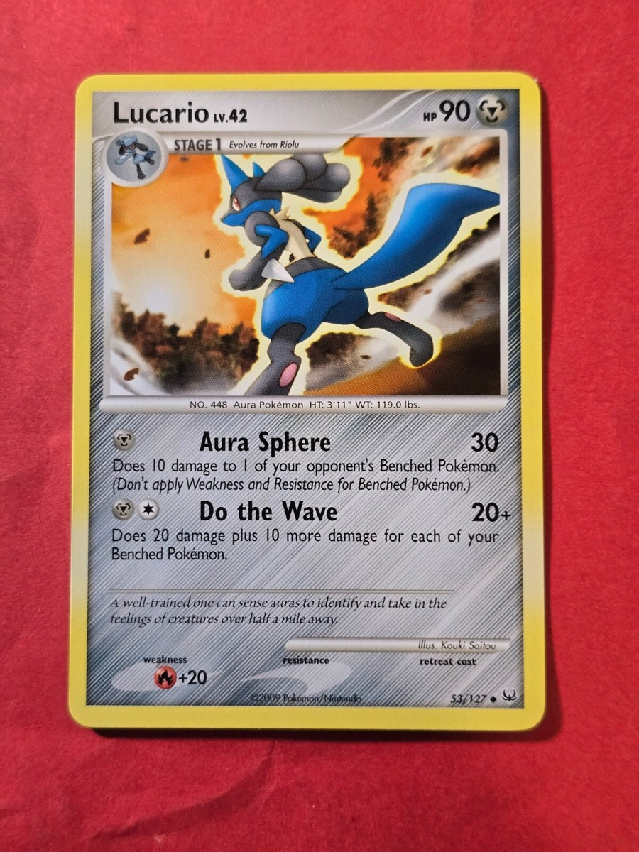 2009 Pokemon Platinum #53 Lucario, UC, NF/H, cd3 | eBay