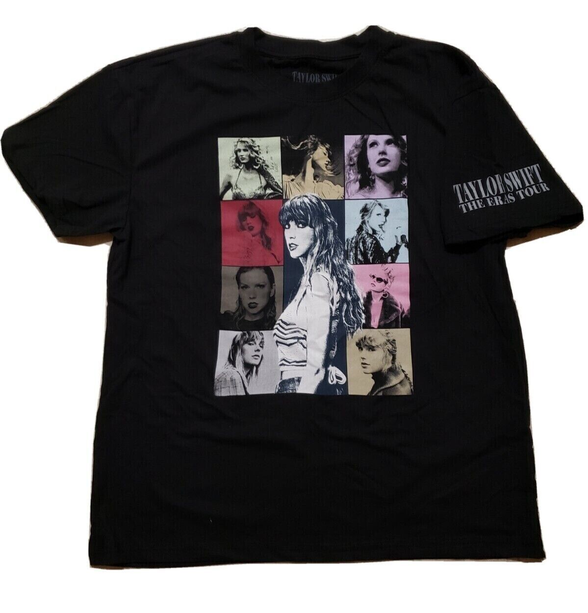 Taylor Swift The Eras Tour Official Merch Black T-shirt TOUR EXCLUSIVE NEW.  L