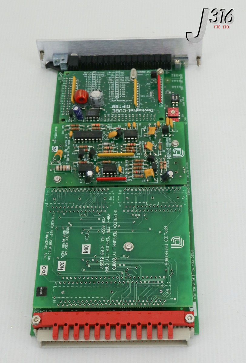 24902 APPLIED MATERIALS PCB, CONFIGURABLE INTLK, 0100-01692 0100