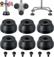 Cane Feet Compatible with Hurrycane Replacement Rubber Feet Replacement 6 Pack