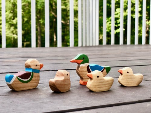 Miniature Duck Figurines- 5 pieces - Picture 4 of 4