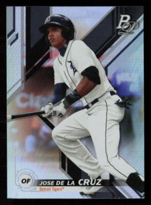 2019 Bowman Platinum Top Prospects Jose de la Cruz #TOP-77 Detroit Tigers