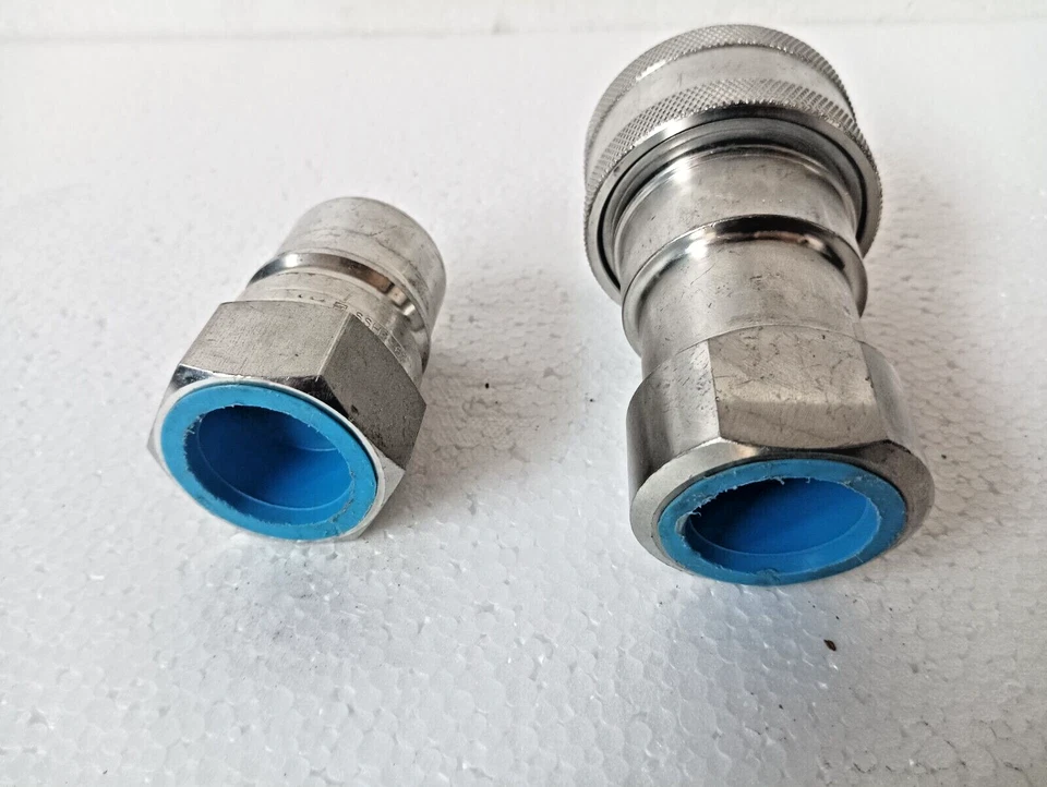 PARKER SSH8-62 & SSH8-63. STAINLESS STEEL MALE-FEMALE COUPLER SET NEW # 3 - Image 2 of 4