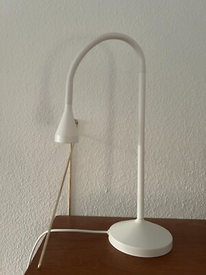 IKEA NAVLINGE Flexible Desk Lamp LED Bedside Table Study Reading Light with  Bulb UK