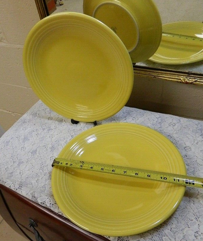 Fiesta Ware Pair (2) Sunflower Yellow 11.75" Dinner Plates eBay