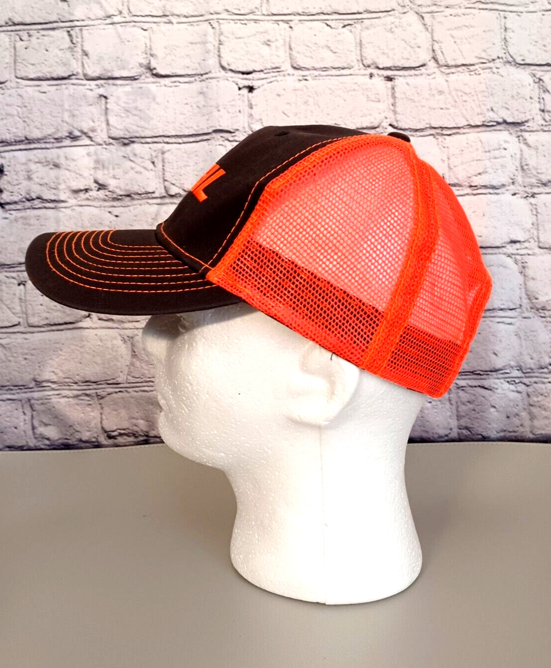 STIHL Chainsaws Hat Cap Snapback Back Mesh Orange… - image 2