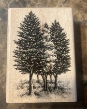 Stampscapes Tree Cluster 244E 2001 Trees Scenery