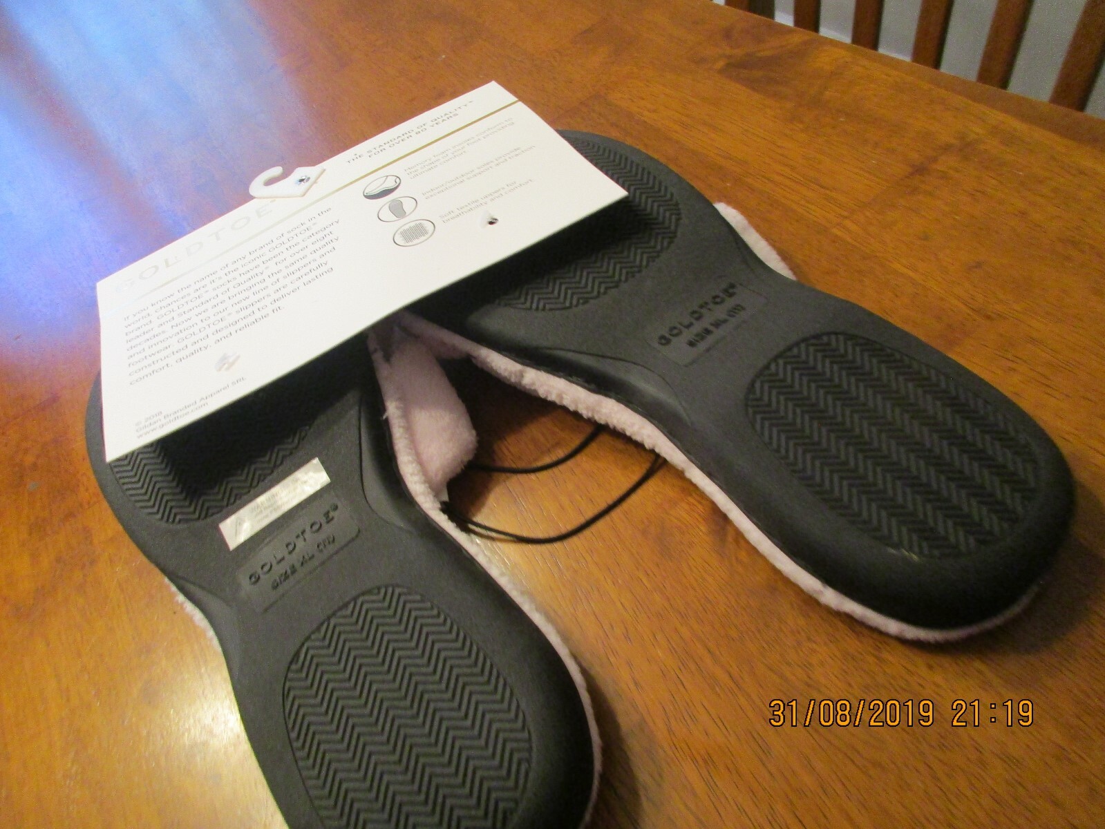 PANTOFOLA D’ORO Pantofole da donna GOLD XLARGE (11) in memory foam da interno esterno rosa blush