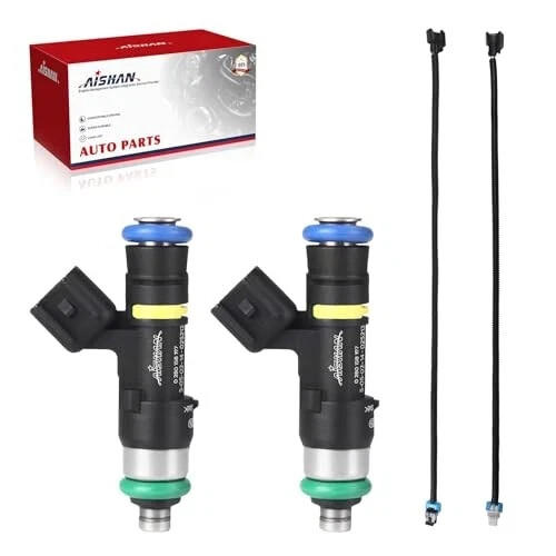 2PCS Iniettori Carburante con Cablaggio 4 Fori Compatibile con Polaris RZR - Foto 1 di 6